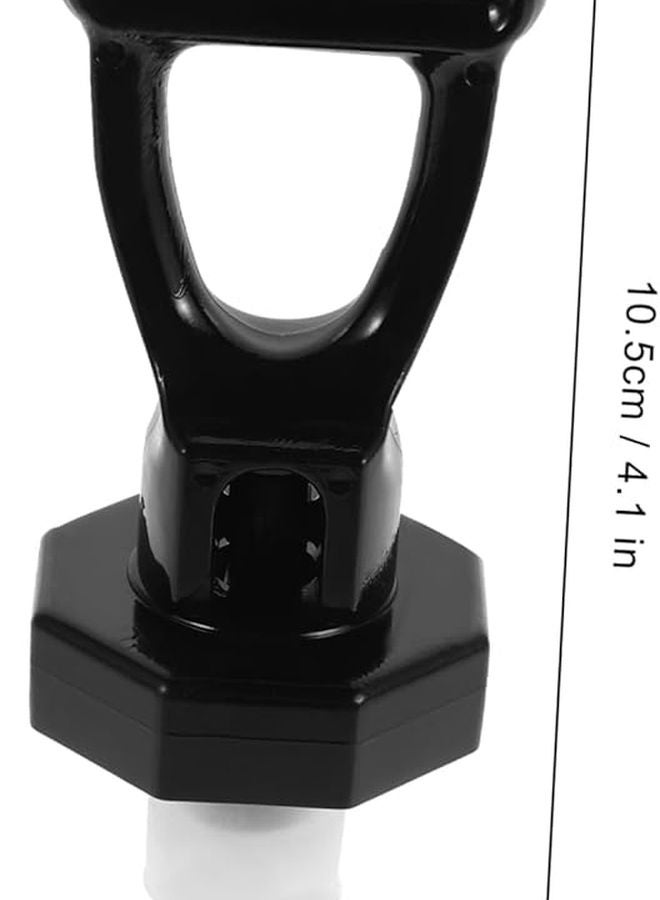 2Pcs Black Plastic Water Dispenser Spigot Handles For Beverage Bucket Milk Tea Faucet Parts - Image 2